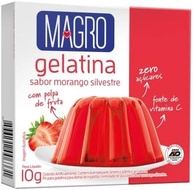 Lowcucar Gelatina Magro Com Sucralose Morango Silvestre - imagem 1