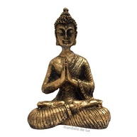 Estátua de Mini Buda Hindu em Resina Dourada 8,5cm - Símbolo de Paz e Espiritualidade - imagem 1