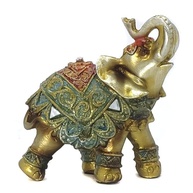 Elefante Decorativo em Resina Indiano - Símbolo de Sabedoria e Sorte - Modelos S100, S200, S300 e S400 - imagem 4