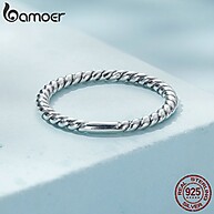 Anel de Prata 925 Bamoer: Elegância Simples - imagem 2