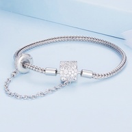 Pulseira Prata 925 Bamoer: Elegância Simples - imagem 2