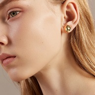Brincos de Ouro 18K VNox: Elegância Simples - imagem 2