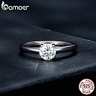 Anel Moissanita 0.6ct Prata 925 – Jóia de Luxo Simples - imagem 2