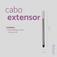 Cabo Extensor para Mop Giro Fit – Alcance Mais com Simplo! - imagem 2