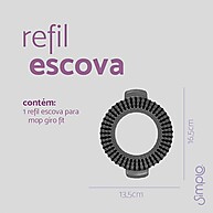 Refil Escova Limpeza Pesada Mop Giro Fit – Simplo - imagem 2