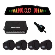 Sensor de Estacionamento 4 Pontos Preto Fosco com Display LED e Sinal Sonoro: Estacione com Confiança! - imagem 3