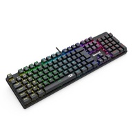 TECLADO MECANICO GAMER REDRAGON SINDRI RAINBOW PRETO - imagem 3