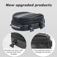 Bolsa Traseira Moto 15L Impermeável Couro Sintético - Aventura e Praticidade - imagem 5