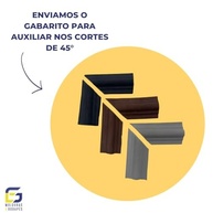 Boiserie Moldura Roda Meio de Eva Autocolante Sirius 4cmx1,5cm - 5 Metros Cinza | Decore com Estilo e Facilidade - imagem 4