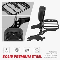 Sissy Bar e Bagageiro Esportivo Holdfast para Harley Softail FXLR/FXLRS/FXLRST/FLSB 2018+ | Conforto e Estilo - imagem 3