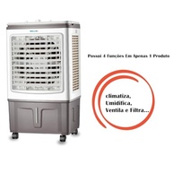 Climatizador de Ar Portátil ZLX-30A 30L com Sistema Evaporativo Tipo Colmeia - Refresque seu Ambiente com Estilo - imagem 5