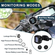 Sistema Monitoramento Pressão Pneu Moto 433/315MHz - Segurança e Controle Total - imagem 4