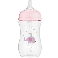 Mamadeira Easy Flow Elefante Rosa 270ml - Sistema Anticólico BPA Free da Buba - imagem 5
