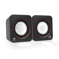 C3Tech Caixa de som SP-301BK Preto - Sistema de audio 2.0 P2 Com Blindagem Eletromagnética alimentacao via porta USB - imagem 1