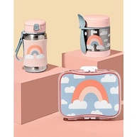 Skip Hop Copo Infantil com Canudo - Garrafa Aço Inox Spark Rainbow - imagem 3