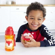 Porta-Snack Zoo Raposa Skip Hop Vermelho - Prático e Divertido para Crianças - imagem 5