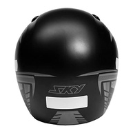 Capacete Moto Sky Apolo Preto Fosco com Grafismo Cinza - Tamanho 58 | Segurança e Estilo - imagem 5