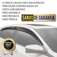 Calha de Chuva Slim Fumê para Hyundai HB20 Hatch 4 Portas (2012-2019) - Proteção e Estilo - imagem 5