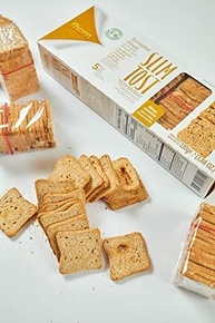 Torrada Slim Tost Integral com Grãos Zero Lactose Alimento Vegano Fhom 110g - imagem 3
