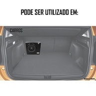 Mini Caixa de Som Amplificada Corzus CXS 200 Slim 8" 200W RMS para Carro - imagem 4