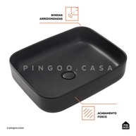 Cuba de Banheiro Preto Fosco: Elegância Slim - imagem 2