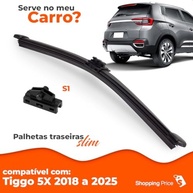 Palheta Limpadora Para-Brisa Traseiro Vigia Slim 10" Tiggo 5X (2018-2025) - Silicone Premium - imagem 4