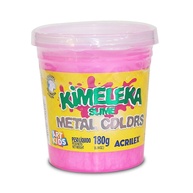 Slime Kimeleka Art Kids: Rosa Metálica 180g - imagem 1