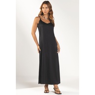Slip Dress Preto: Elegância e Charme! - imagem 1