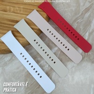Pulseira Fecho Silicone Para Samsung Galaxy Fit 3 Sm-r390 DM ACESSÓRIOS - imagem 3
