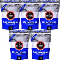 Kit com 5 Pouchs de Sal Integral de Mossoró Grosso de 1kg cada - Smart - imagem 1