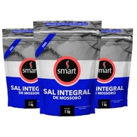 Kit 3 Sal Marinho Integral de Mossoró Fino Smart 1kg - imagem 2