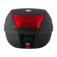 Baú Bauleto Moto 28L Smart Box Lente Vermelha: Segurança e Estilo para Sua Viagem - imagem 1
