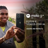 Smartphone Motorola Moto G55 5G 256GB 16GB RAM (8GB+8GB Boost) Câmera 50MP AI NFC Rosa - imagem 3