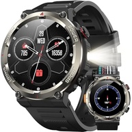 IOWODO Smartwatch Militar Masculino: Chamadas, Tela HD 1.45", 100+ Esportes, IP68 e Bateria 30 Dias - imagem 2