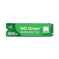 SSD WD Green SN350 500GB NVMe M.2 2280 (Leitura até 2400MB/s e Gravação até 1500MB/s) - imagem 1