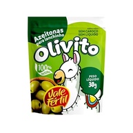 Snack Azeitonas Verdes Sem Caroço Infantil Olivito Sache 30g - imagem 1