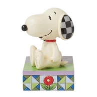 Estatueta Snoopy Jim Shore 75º Aniversário - Coleção Peanuts Resina Pintada à Mão - imagem 4