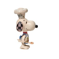 Enesco Estatueta Jim Shore Peanuts Chef Snoopy 10 cm - Coleção Exclusiva - imagem 4