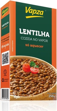 Lentilha 250G Só Aquecer Vapza Peso líquido 250g - imagem 1
