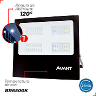 Refletor LED Slim 200W Avant: Potência e Durabilidade em Um Só - imagem 2