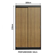 Guarda-Roupa Solteiro Madesa Tokio: Espaço e Estilo em um Só - imagem 2