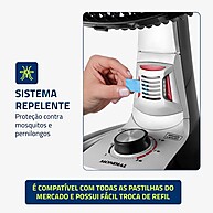 Ventilador Mondial Turbo 8 Pás com Repelente – Frescor e Proteção em Um Só! - imagem 2