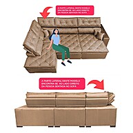 Sofá Cama inBox Platinum: Conforto e Versatilidade em um Só - imagem 2