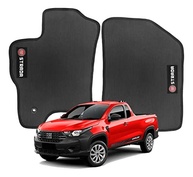 Jogo de Tapetes de Borracha PVC Sobmedida para Nova Fiat Strada Cabine Simples (2020-2024) - Lavável e Premium - imagem 2