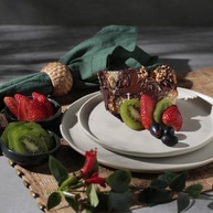 Conjunto com 6 Pratos de Sobremesa Bio Rustic Clay 21,5cm - Porto Brasil | Elegância e Durabilidade em Cerâmica Premium - imagem 3