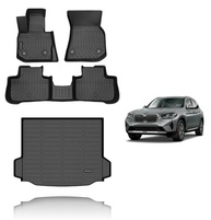 Tapetes KELCSEECS Personalizados para BMW X3 2018-2024 (Pneu Sobressalente) - Proteção Total - imagem 2