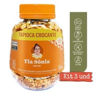 Kit 3 Tapioca Crocante Granola Baixo Sódio 290g cada Tia Sônia - imagem 3