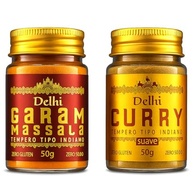 Kit Garam Massala e Curry Indiano Delhi 50g Sem Sódio - imagem 1