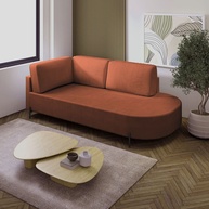 Sofá 2 Lugares Orgânico: Conforto e Estilo - imagem 1