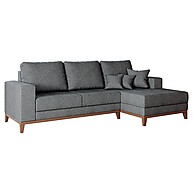 Sofá 3 Lugares Linho Cinza: Conforto e Estilo - imagem 1
